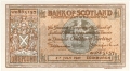Bank Of Scotland 1 Pound Notes 1 Pound, 20. 4.1939